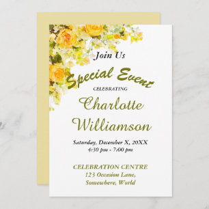 CELEBRATION PARTY EVENT INVITE