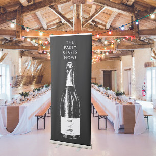 Celebration Party Starts Now Wedding Welcome Sign