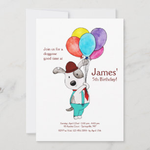 Celebration Pup Invitation