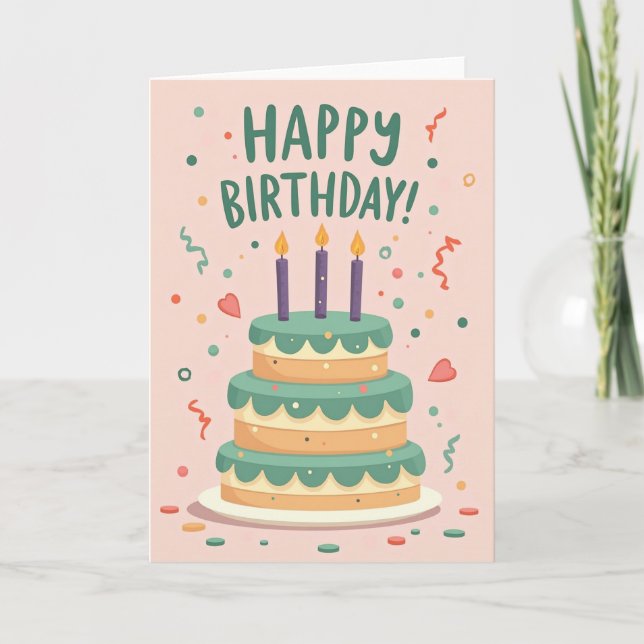 Celebration Scene Image Card (Front)