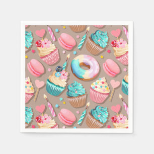 Celebration Sweet Desserts Napkin