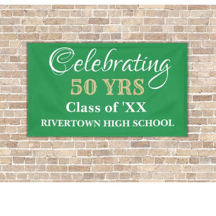 Celebration Time! CUSTOM Class Reunion banner