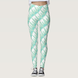 Celebration Tooth with Candles Leggings