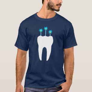 Celebration Tooth with Candles T-Shirt