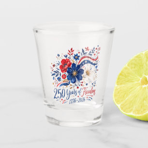 Celebration USA 250 Years Freedom Shot Glass