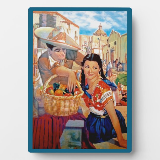 "Celebration vintage Mexico City" Plaque (Front)