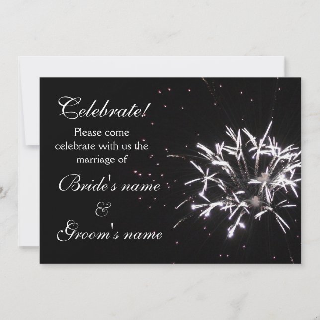 Celebration Wedding Invitation (Front)