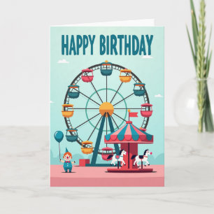 Celebration Wheel Birthday Card