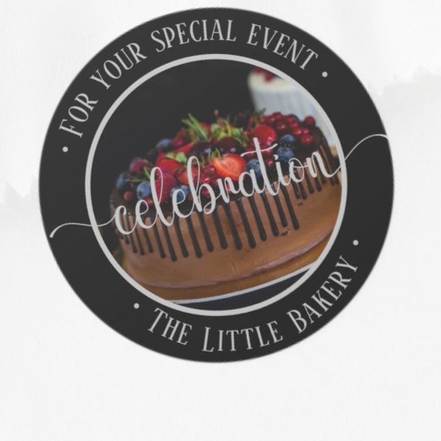 "Celebration" Your special event  Classic Round Sticker (Creator Uploaded)