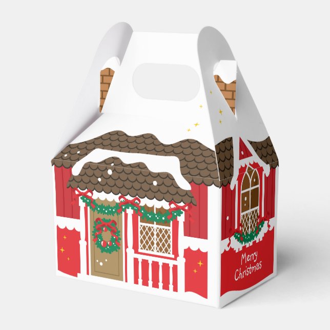 Celebrations Street - Christmas Favour Box (Front Side)