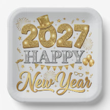 Celebratory 2027 Welcome the New Year