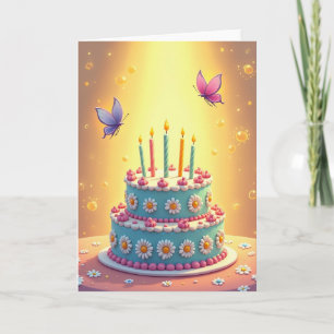 Celebratory Dessert Scene Card