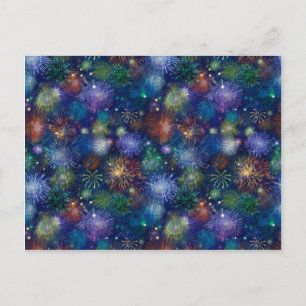 Celebratory Fireworks Postcard