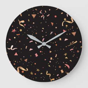 Celebratory Ornaments 2 Large Clock