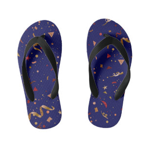 Celebratory Ornaments 7 Kid's Flip Flops