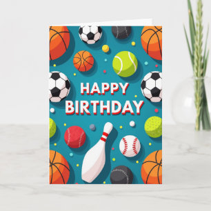 Celebratory Sports Birthday Card