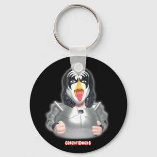 CelebriDucks Gene SImmons Kiss Key Ring