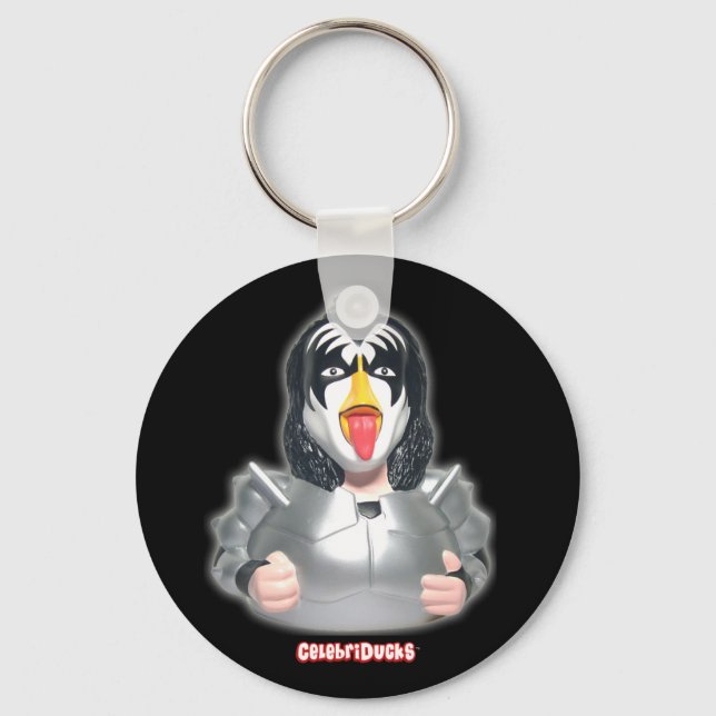 CelebriDucks Gene SImmons Kiss Key Ring (Front)
