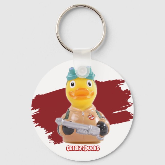 CelebriDucks Rubber Duck GooseBusters Key Ring (Front)