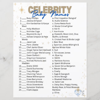 Celebrity Baby Name Game