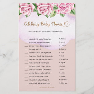 Celebrity Baby Names Teddy Bear Girl Baby Shower