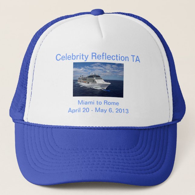 Celebrity Reflection Hat in Blue (Front)