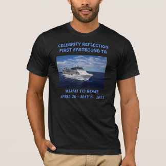 Celebrity Reflection TA Black w/name on back T-Shirt