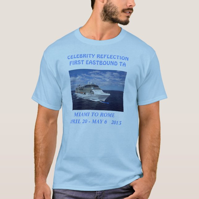 Celebrity Reflection TA Blue T-Shirt (Front)