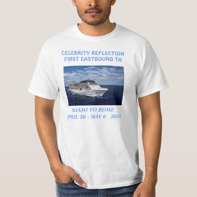 Celebrity Reflection TA white T-Shirt (Front)