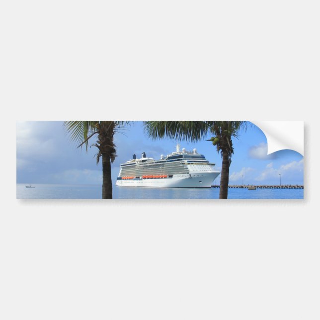 Celebrity Silhouette Cruise to Paradise Bumper Sticker (Front)