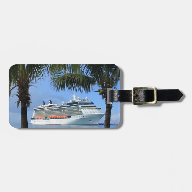 Celebrity Silhouette Cruise to Paradise Luggage Tag (Front Horizontal)