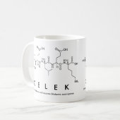 Celek peptide name mug (Front Left)