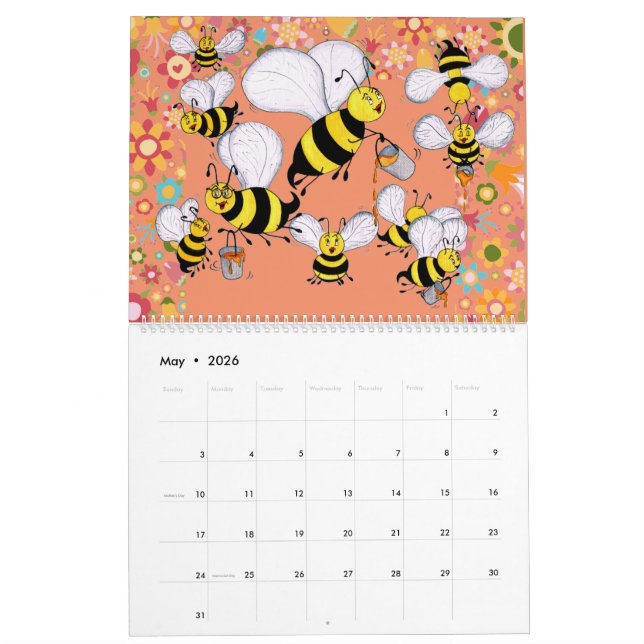 'Celery Charles & Pals' 2016 Calendar (May 2026)