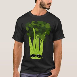 Celery Dad Sunglasses Vegetable Fathers' Day Garde T-Shirt