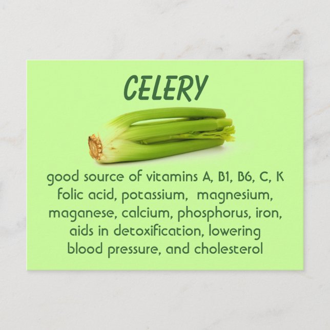 Celery postcard (Front)