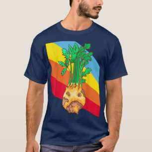 Celery root Vegetables Food Vegan Vegetarian T-Shirt