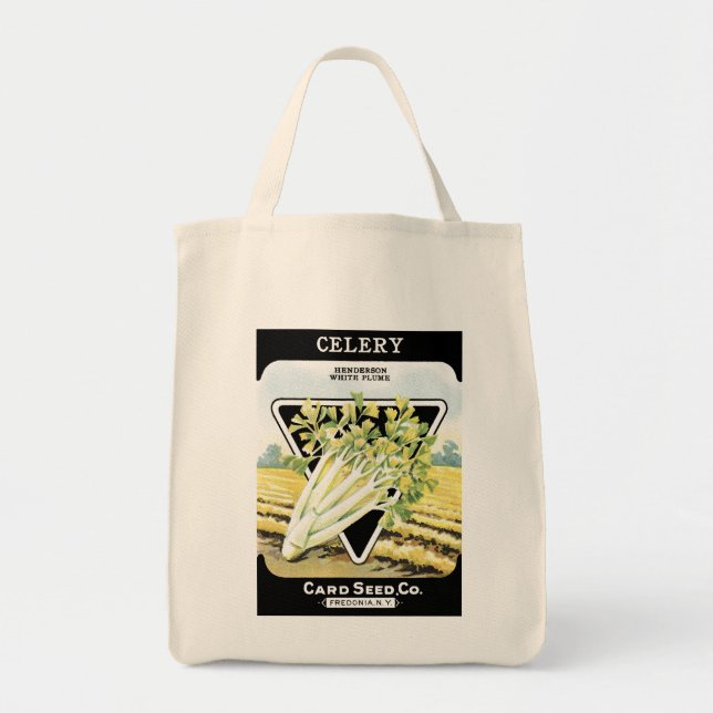 Celery Seed Packet Label Tote Bag (Front)