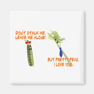 Celery Stalker & Pretty Peas Magnet
