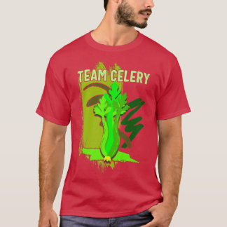Celery Team Gardening Celery Farmer Vegan Healthy  T-Shirt