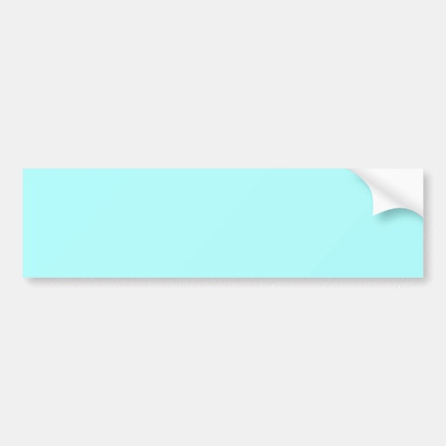 Celeste Green Bumper Sticker (Front)