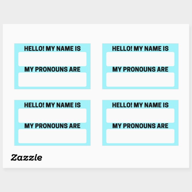 Celeste Name & Pronoun Labels (Sheet)