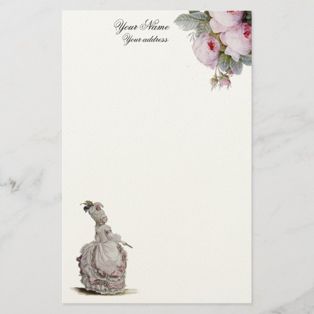CÉLESTE on felt Stationery (Front)