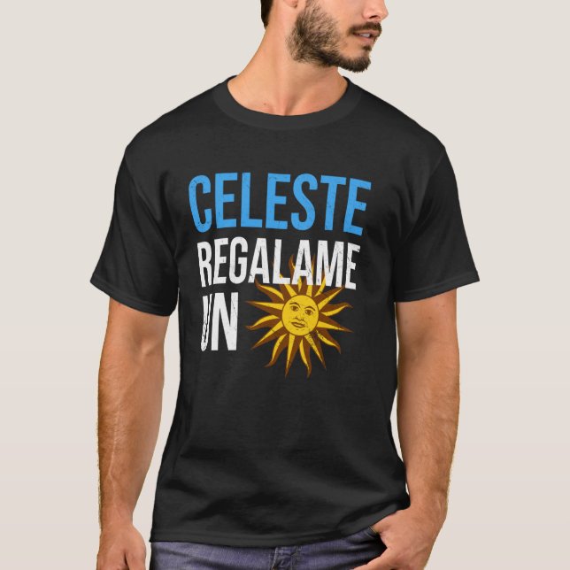 celeste regalame un sol Uruguay T-Shirt (Front)