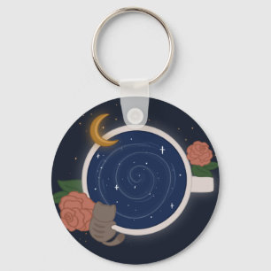 Celeste Tea Cup Key Ring
