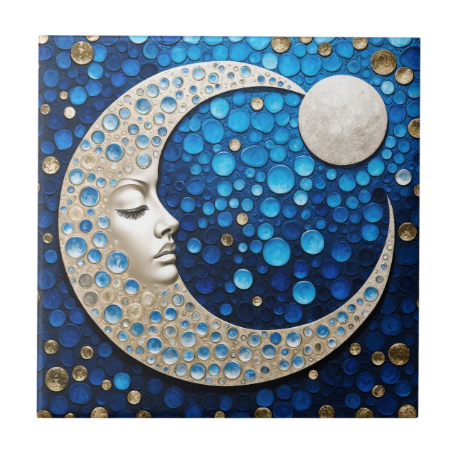 Celeste : Woman in the moon Tile (Front)