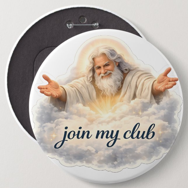 Celestial 6 Cm Round Badge (Front & Back)