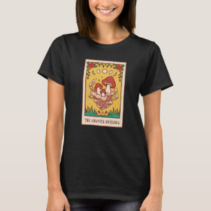 Celestial Aesthetic Triple Moon Wicca Witchy Tarot T-Shirt