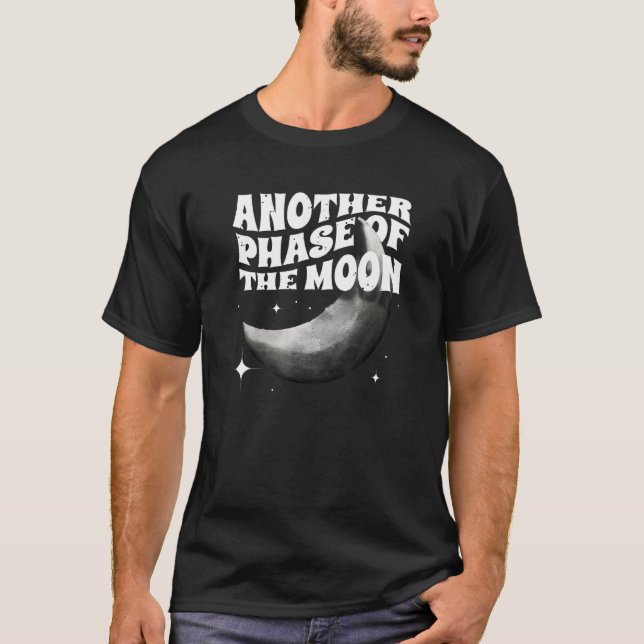 Celestial Aesthetic Triple Moon Wicca Witchy Tarot T-Shirt (Front)