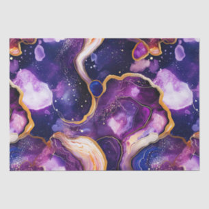 Celestial Agate Cosmic Abstract Mineral Pattern Tissue Paper