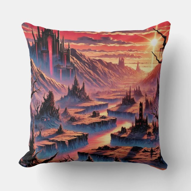 Celestial and Infernal Cojin. Cushion (Front)